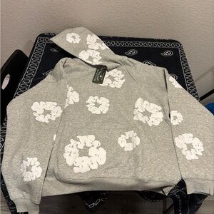 Denim Tears Gray Hoodie and sweat pants  size L